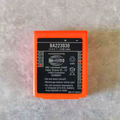 BA223030 FUB6 3.6V 2.1Ah Battery for HBC Radiomatic Crane Remote Control Transmitters