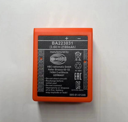 BA223031 3.6V 2100mAh Rechargeable HBC wireless romote control battery